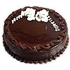 Eggless Truffle Chocolate Cake