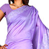 Glamourous Tusser Silk Sare with heavy Resham Pallu