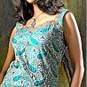 Designer Dress Material In Green