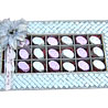 Exotic Choco Splendour on Silver Mirror Work Tray