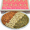 Bikanervala Silver Dry Fruit Tray