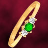 Facetz Diamond & Emerald Ring