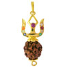 Rudraksh Diamond Pendent