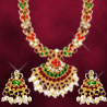 Jagdamb Semi-Precious Stone Necklace Set