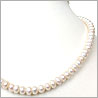 Single Line Pearl Necklace