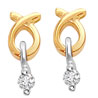 Dual Plated Diamond Earring