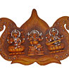 Captivating Fibre Laxmi, Ganesha and Saraswati Show Piece