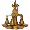 Awe-inspiring Brass Laxmiji Divi
