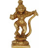 Small Brass Shree Krishna on Sheshnag